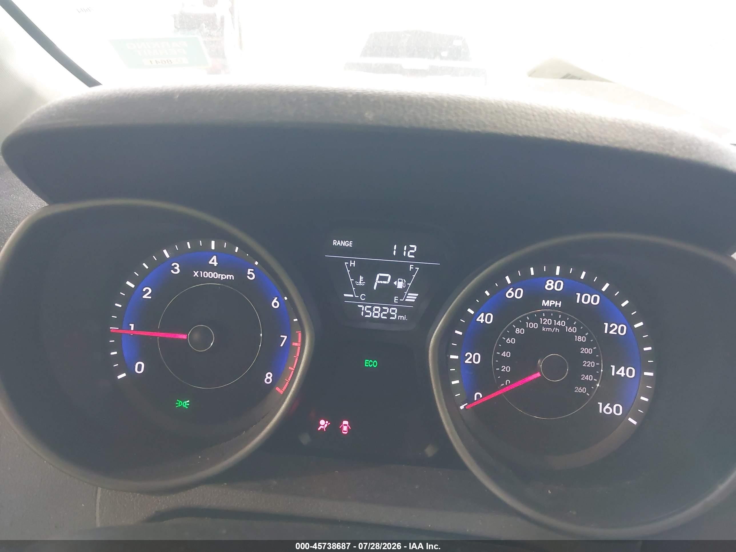2015 Hyundai Elantra Se Blue vin: KMHDH4AEXFU377217