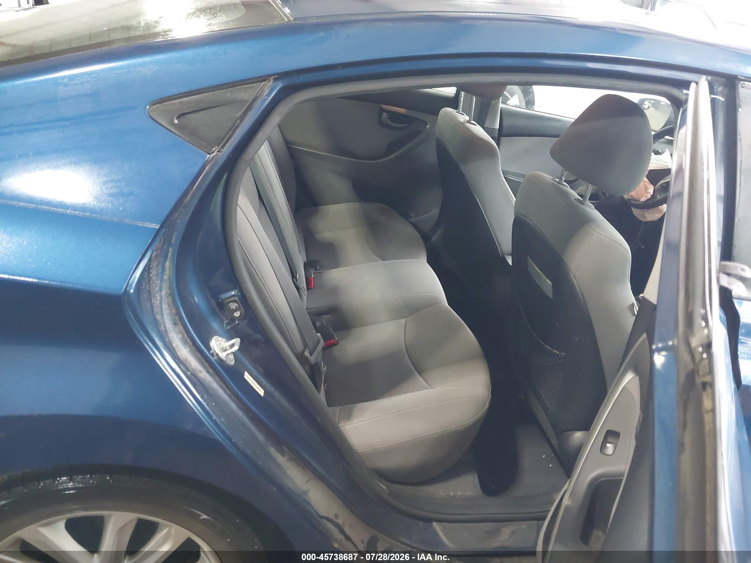 2015 Hyundai Elantra Se Blue vin: KMHDH4AEXFU377217