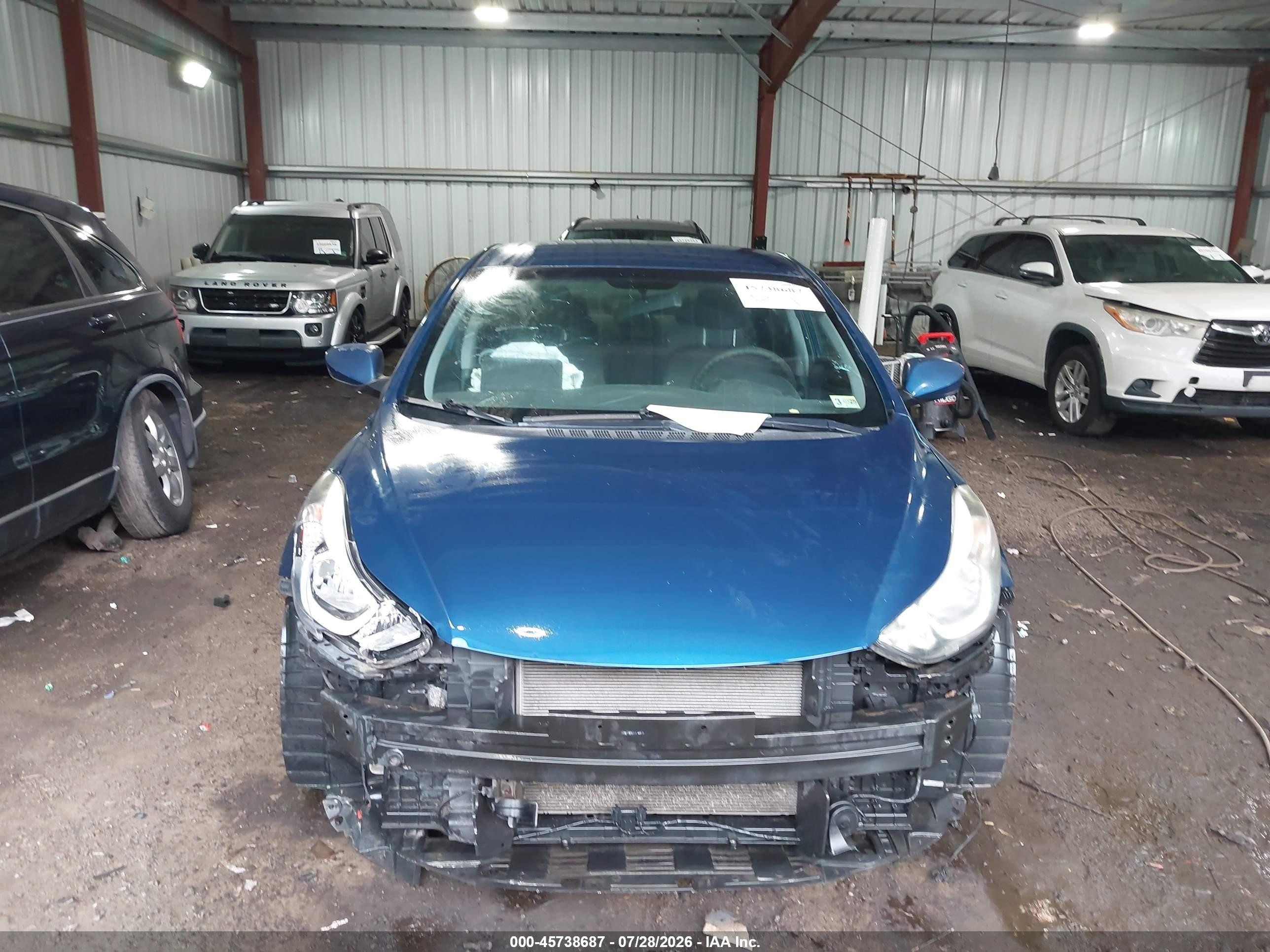 2015 Hyundai Elantra Se Blue vin: KMHDH4AEXFU377217