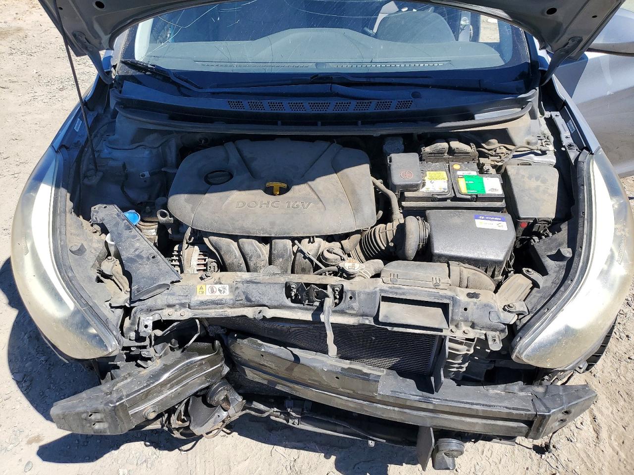 2015 Hyundai Elantra Silver vin: KMHDH4AEXFU419126
