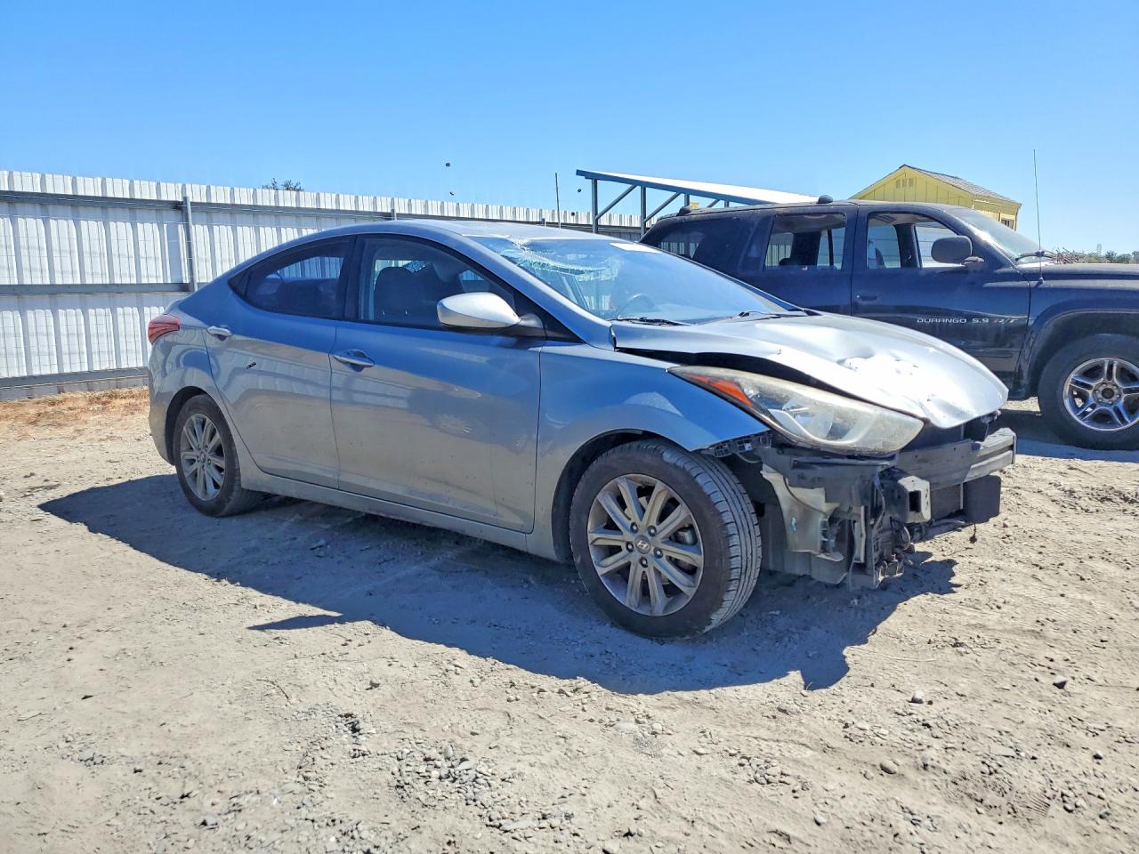 2015 Hyundai Elantra Silver vin: KMHDH4AEXFU419126