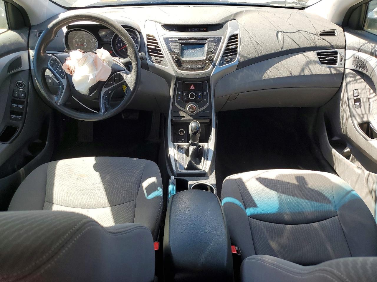 2015 Hyundai Elantra Silver vin: KMHDH4AEXFU419126