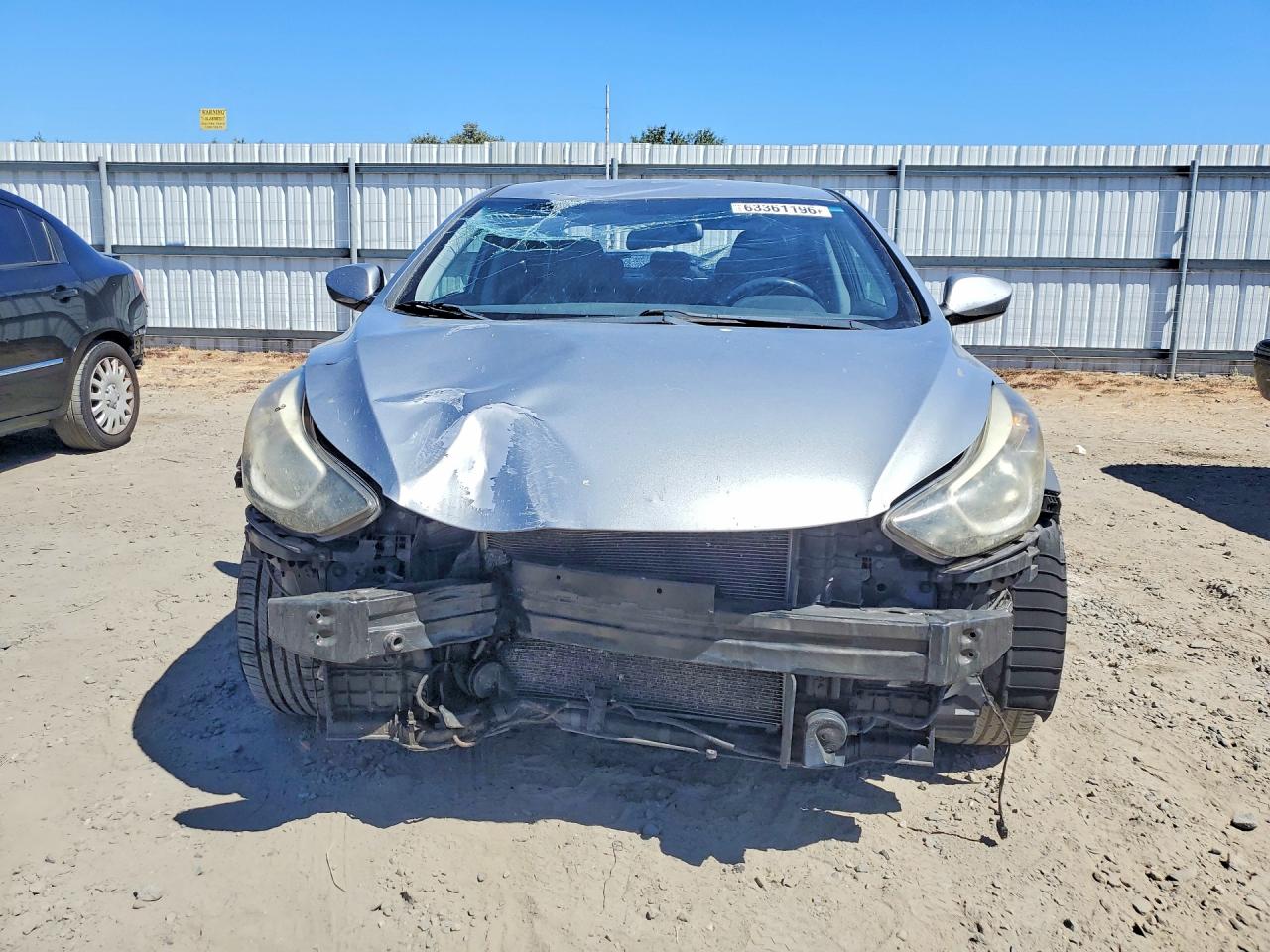 2015 Hyundai Elantra Silver vin: KMHDH4AEXFU419126