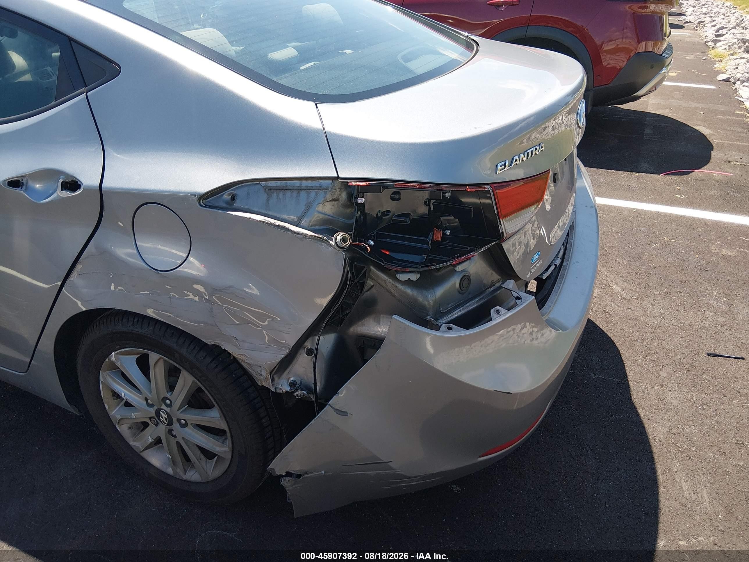 2015 Hyundai Elantra Se Silver vin: KMHDH4AEXFU419420