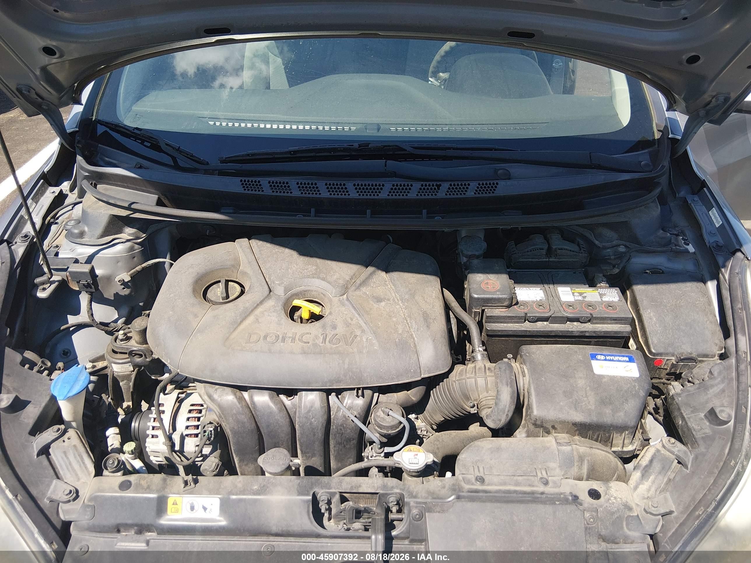 2015 Hyundai Elantra Se Silver vin: KMHDH4AEXFU419420
