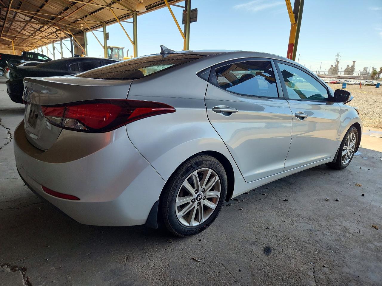 2015 Hyundai Elantra Se Silver vin: KMHDH4AEXFU421068