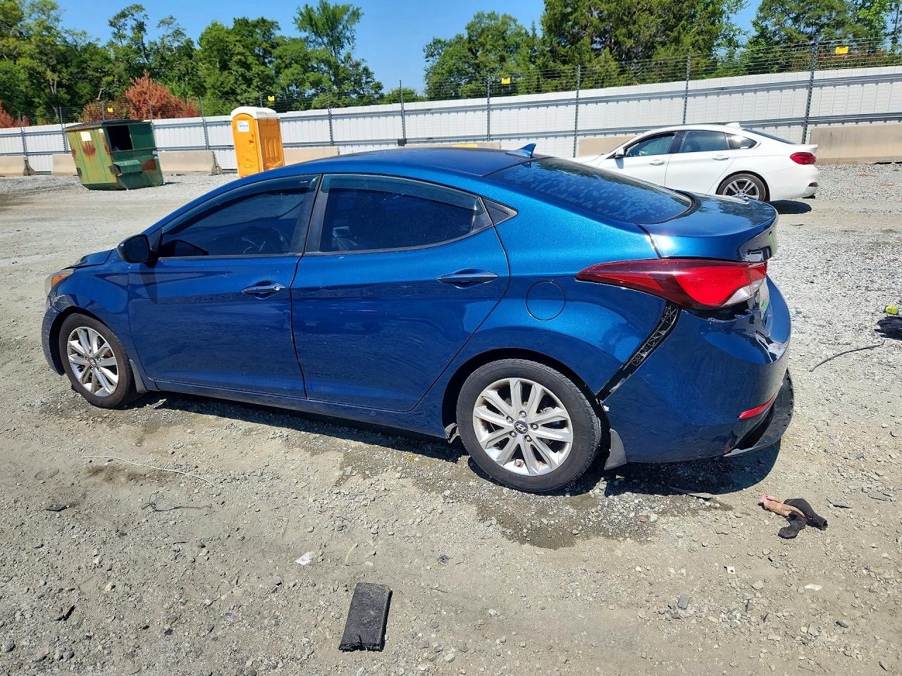 2015 Hyundai Elantra Se Blue vin: KMHDH4AEXFU422074