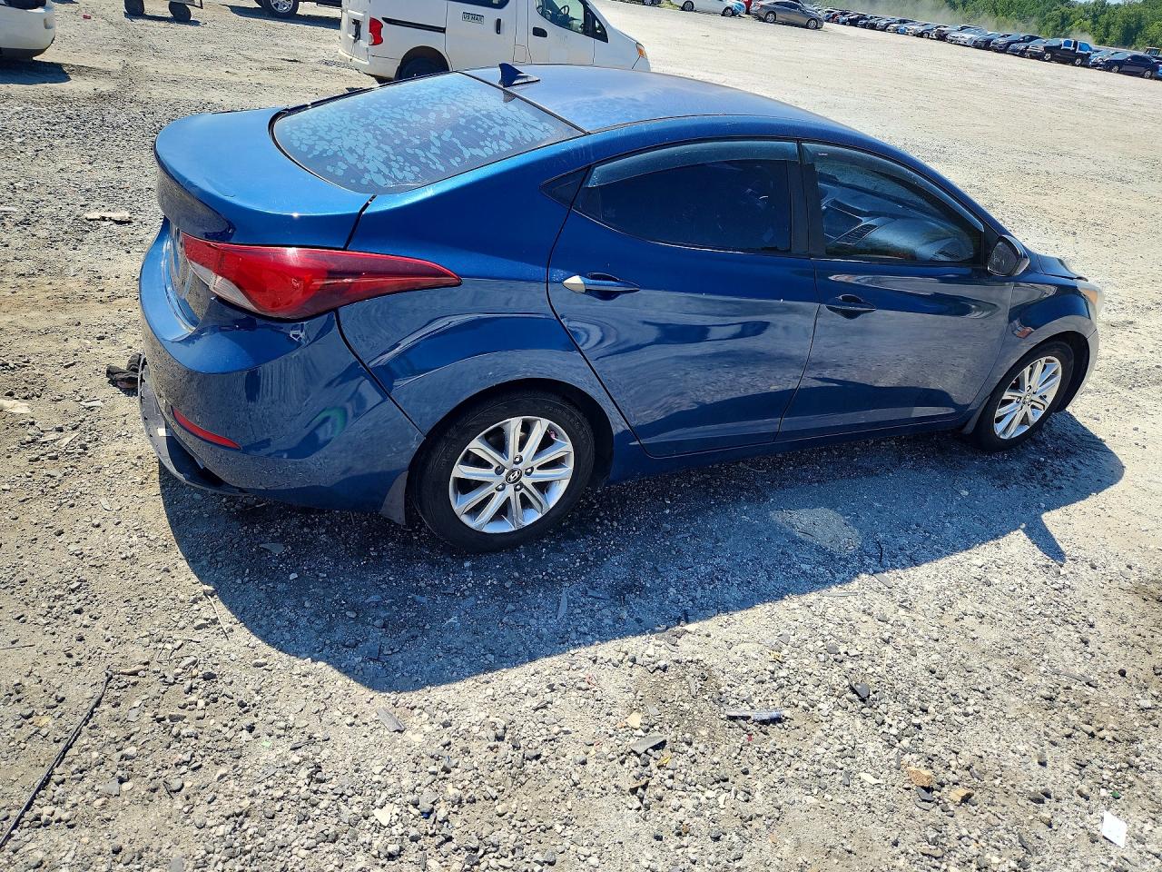2015 Hyundai Elantra Se Blue vin: KMHDH4AEXFU422074