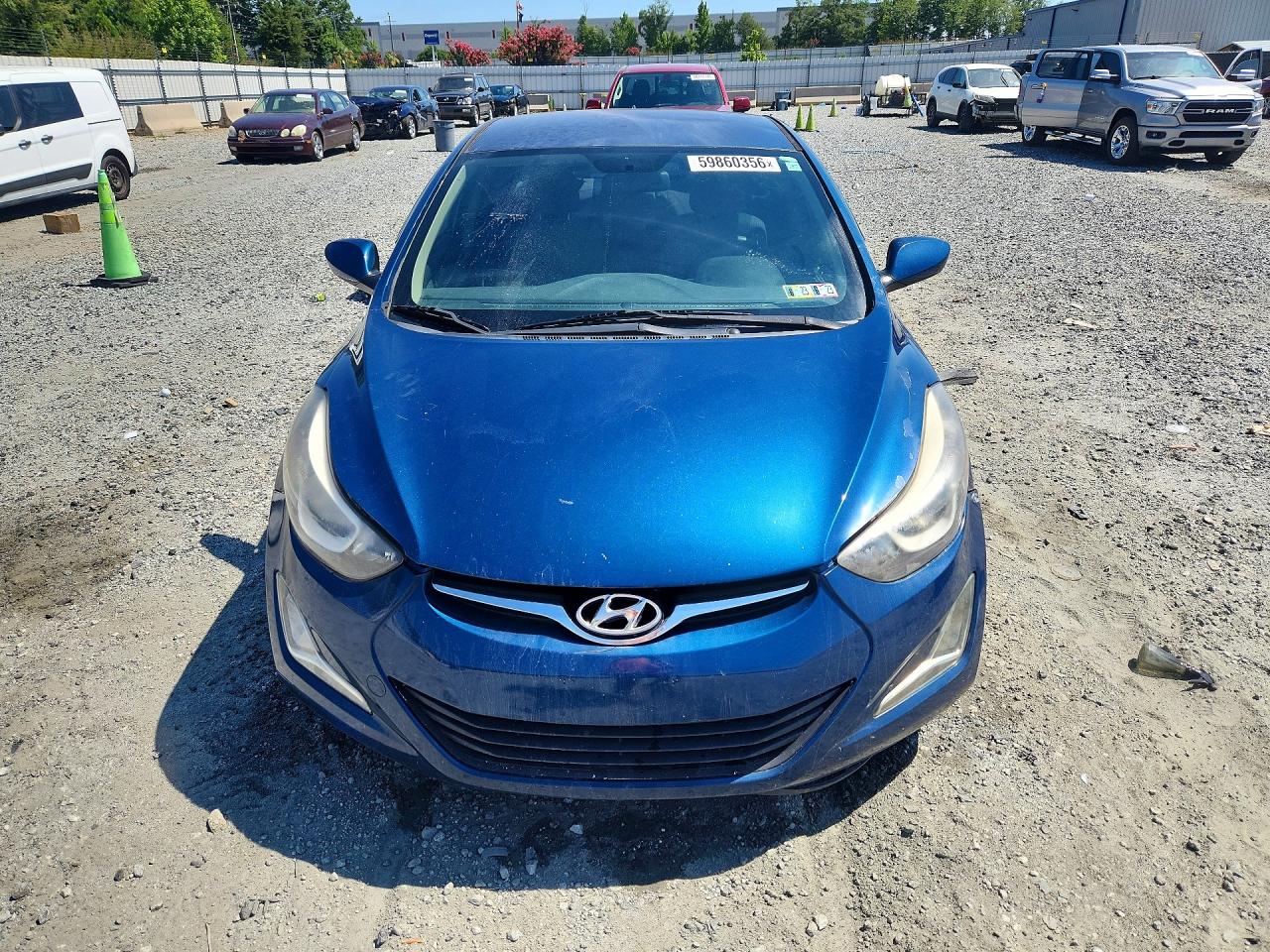 2015 Hyundai Elantra Se Blue vin: KMHDH4AEXFU422074