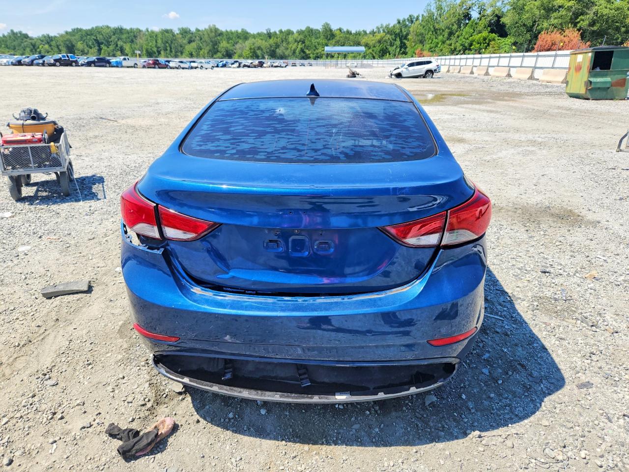 2015 Hyundai Elantra Se Blue vin: KMHDH4AEXFU422074
