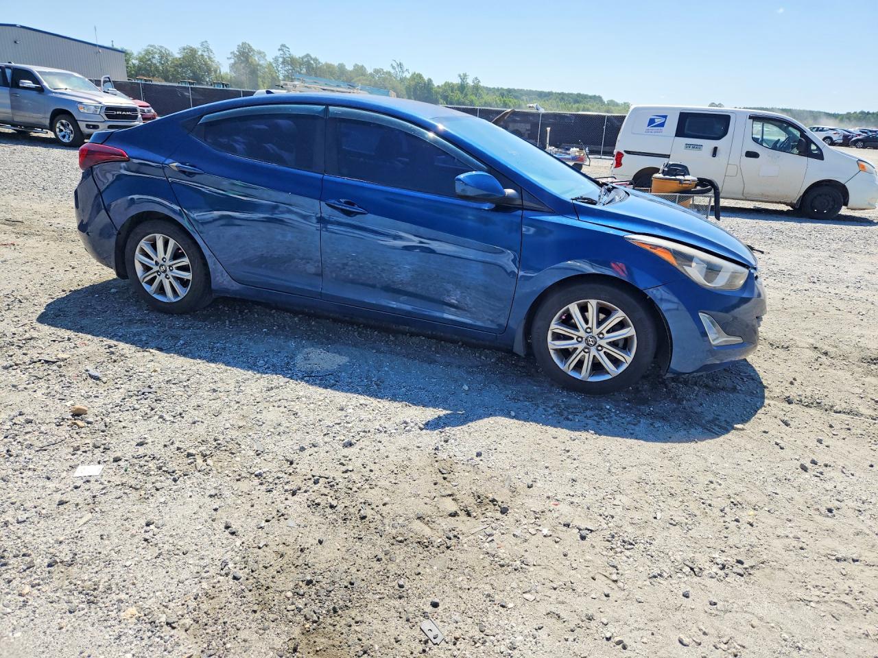 2015 Hyundai Elantra Se Blue vin: KMHDH4AEXFU422074
