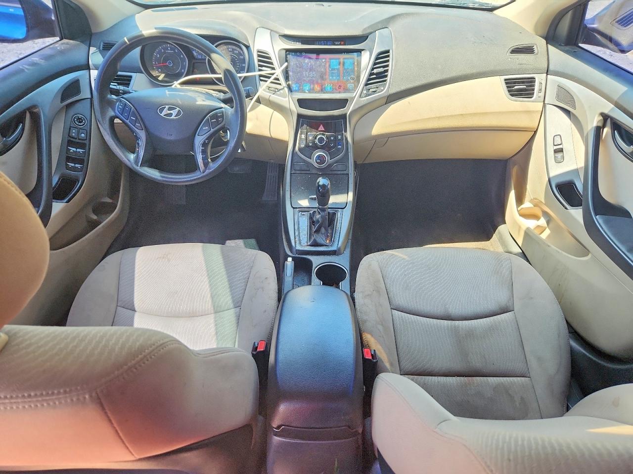 2015 Hyundai Elantra Se Blue vin: KMHDH4AEXFU422074
