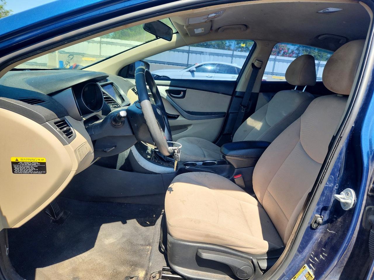 2015 Hyundai Elantra Se Blue vin: KMHDH4AEXFU422074