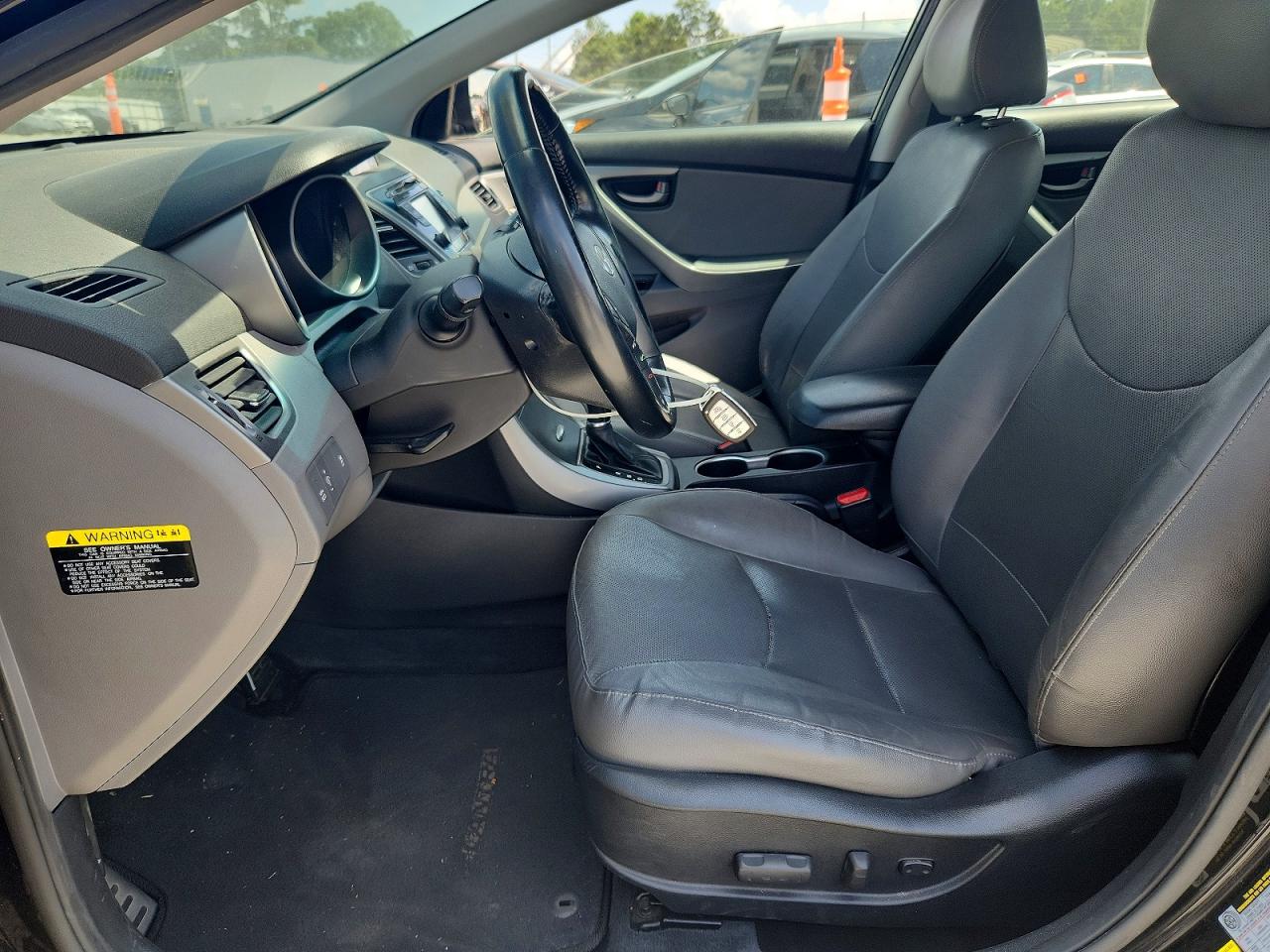 2014 Hyundai Elantra Sport Black vin: KMHDH4AH0EU044369