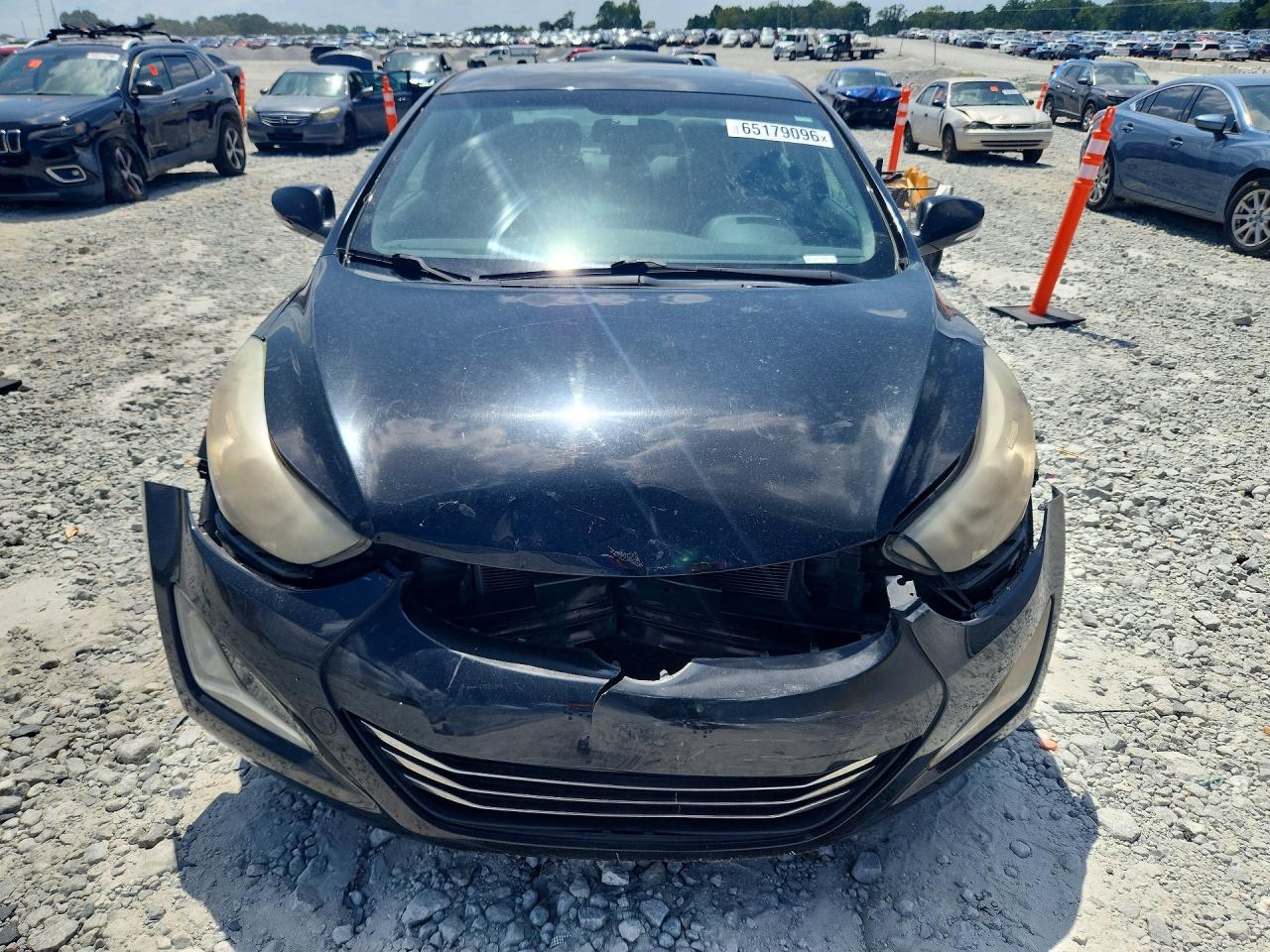 2014 Hyundai Elantra Sport Black vin: KMHDH4AH0EU044369