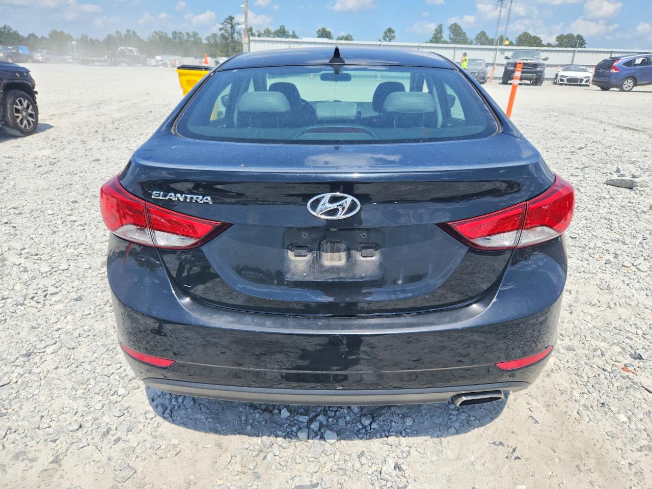 2014 Hyundai Elantra Sport Black vin: KMHDH4AH0EU044369