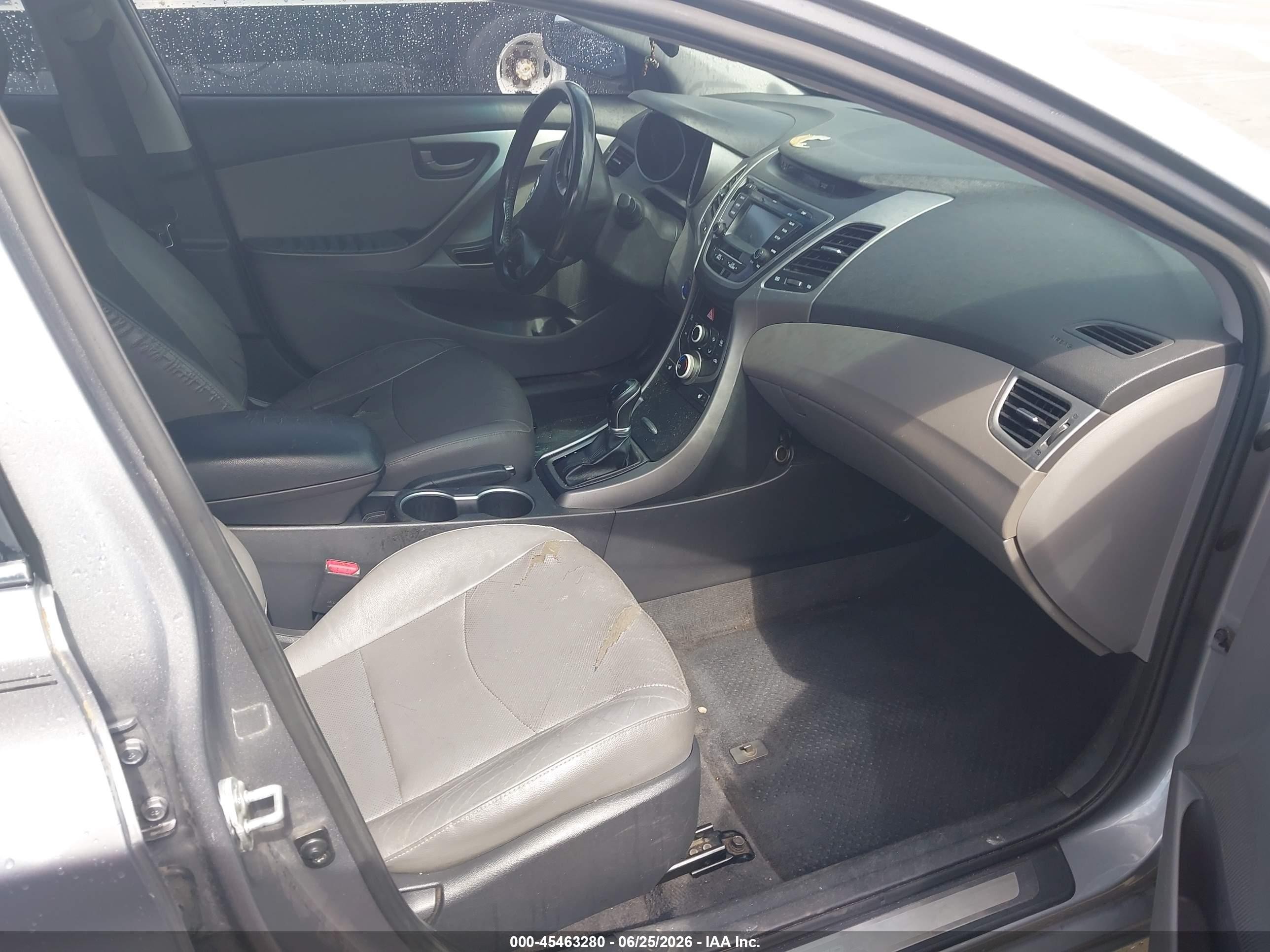 2014 Hyundai Elantra Sport Silver vin: KMHDH4AH0EU101458