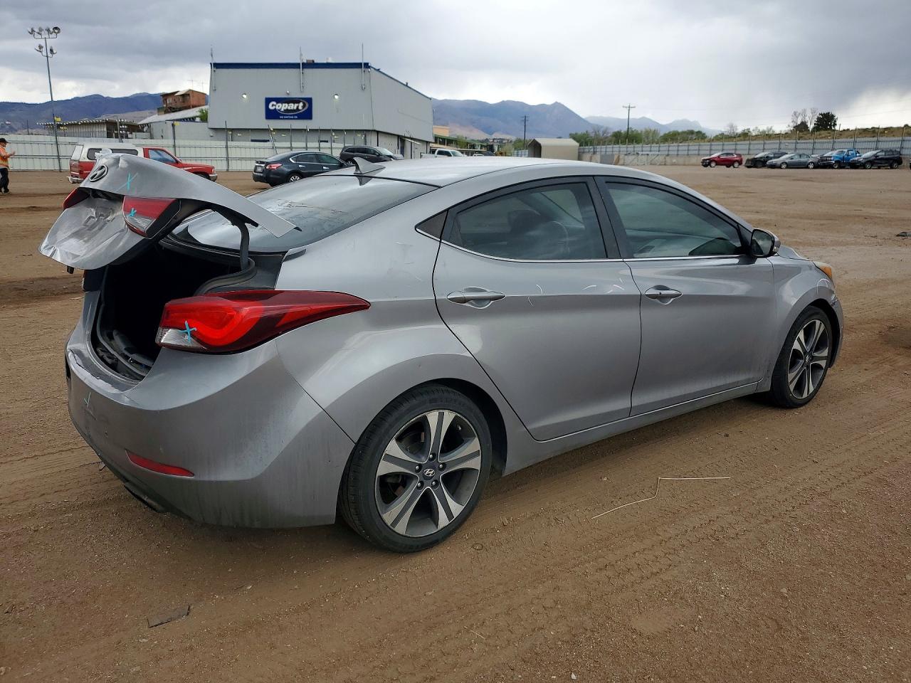 2014 Hyundai Elantra Sport Charcoal vin: KMHDH4AH0EU105901