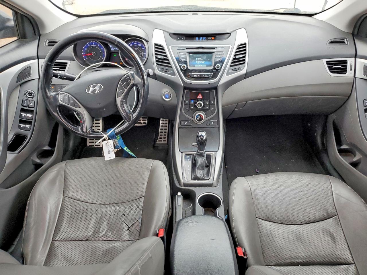 2014 Hyundai Elantra Sport Charcoal vin: KMHDH4AH0EU105901