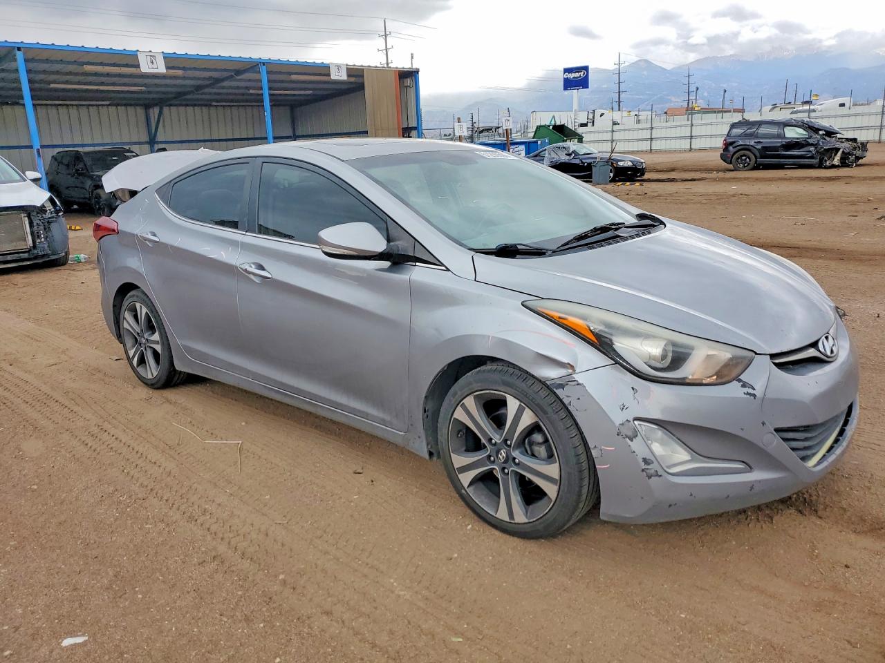 2014 Hyundai Elantra Sport Charcoal vin: KMHDH4AH0EU105901