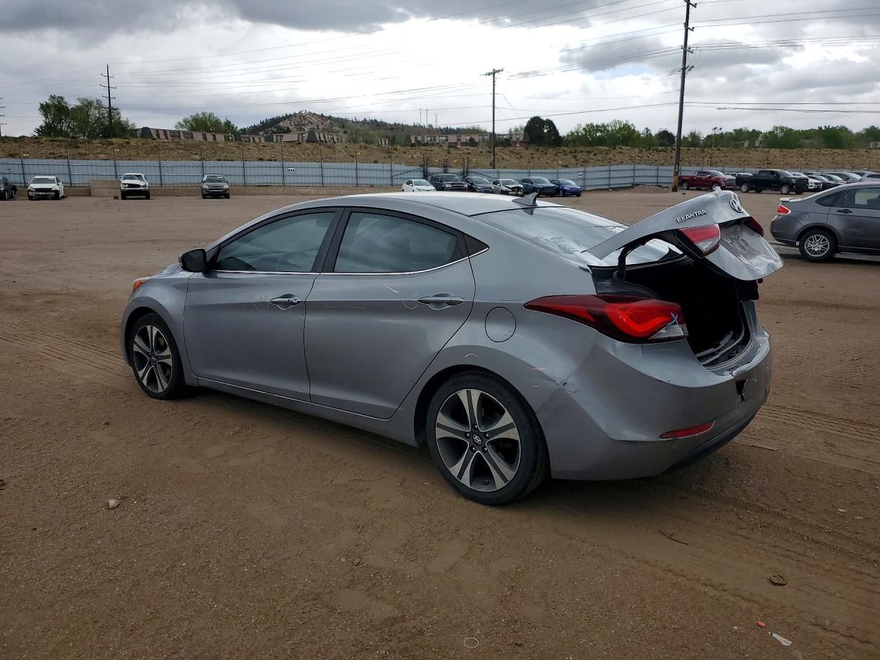 2014 Hyundai Elantra Sport Charcoal vin: KMHDH4AH0EU105901
