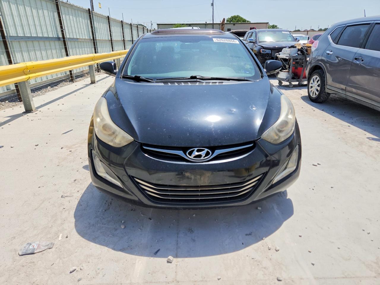 2014 Hyundai Elantra Sport Black vin: KMHDH4AH0EU174684
