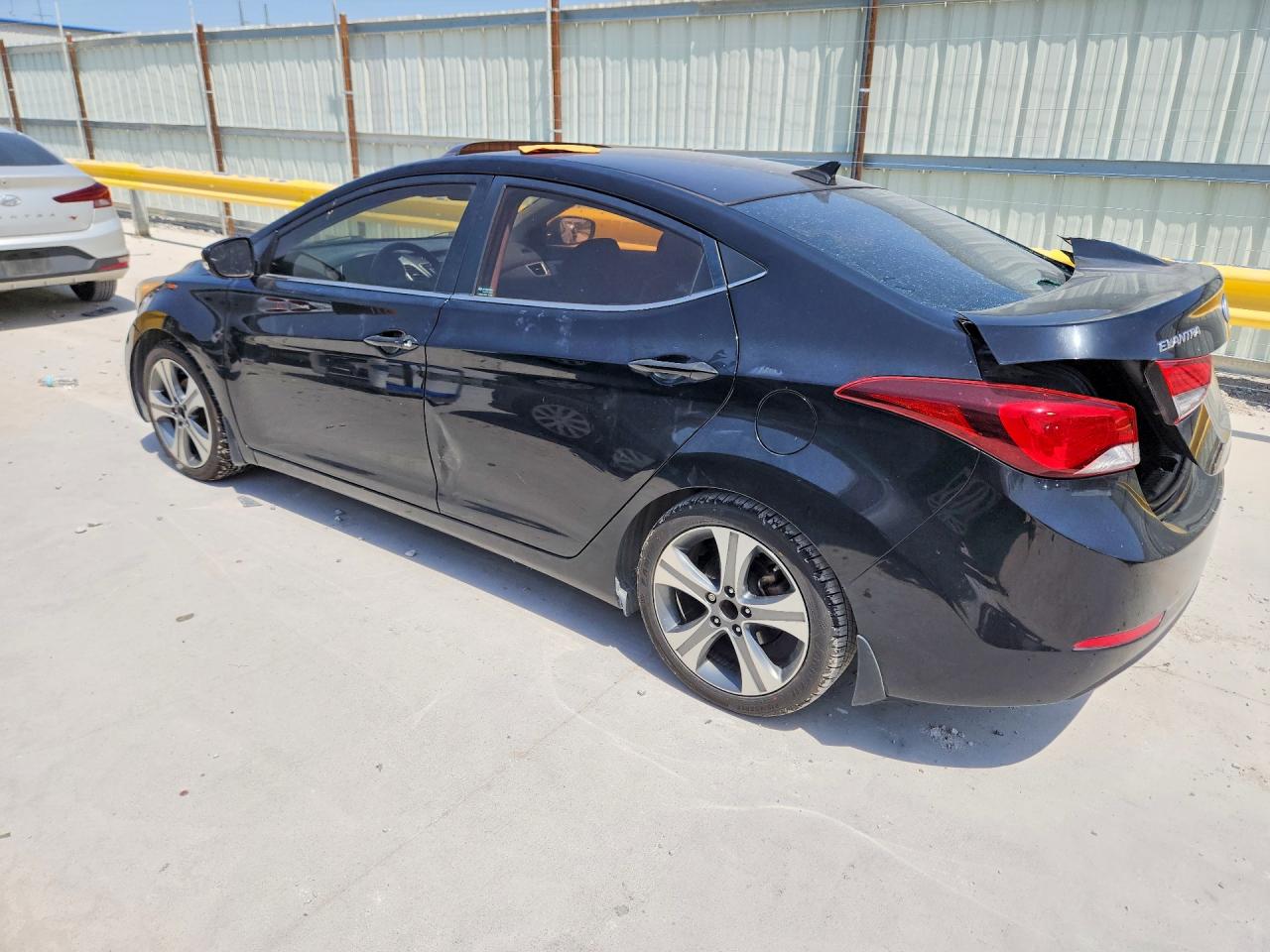 2014 Hyundai Elantra Sport Black vin: KMHDH4AH0EU174684