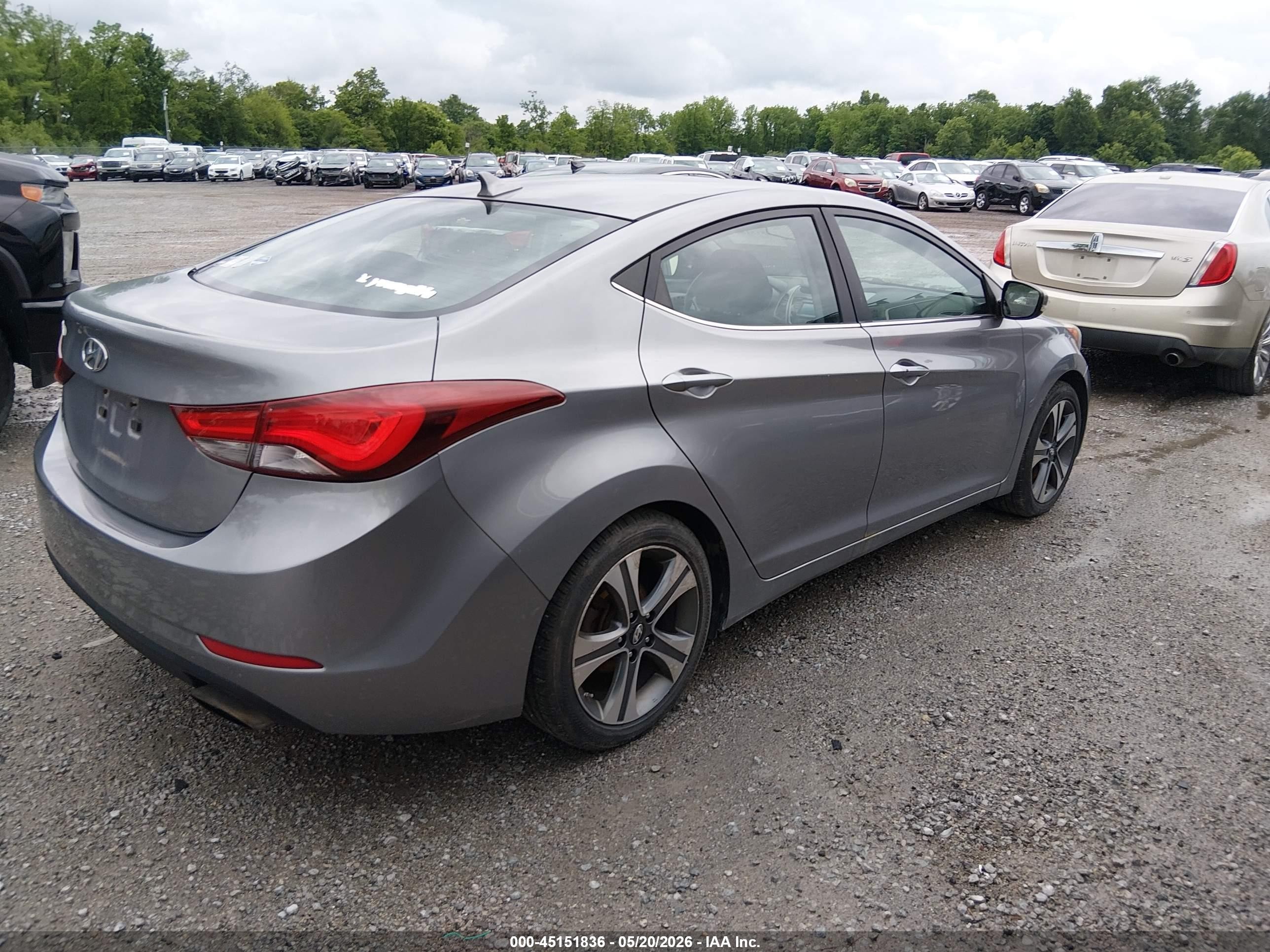 2015 Hyundai Elantra Sport Silver vin: KMHDH4AH0FU227191
