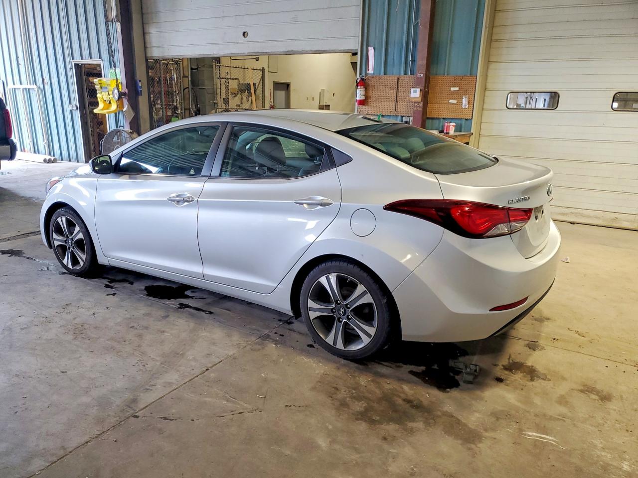 2015 Hyundai Elantra Sport Silver vin: KMHDH4AH0FU238269