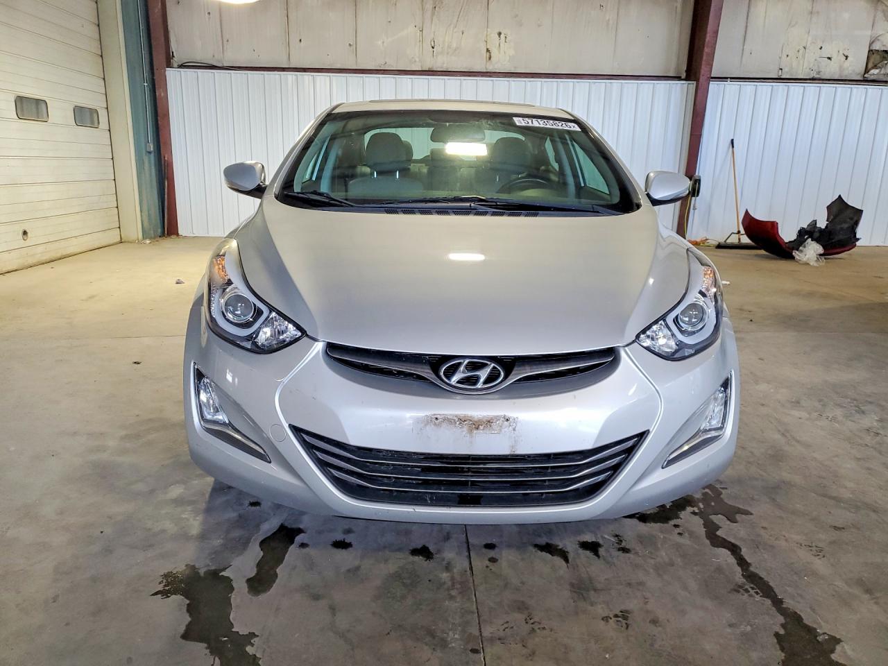 2015 Hyundai Elantra Sport Silver vin: KMHDH4AH0FU238269