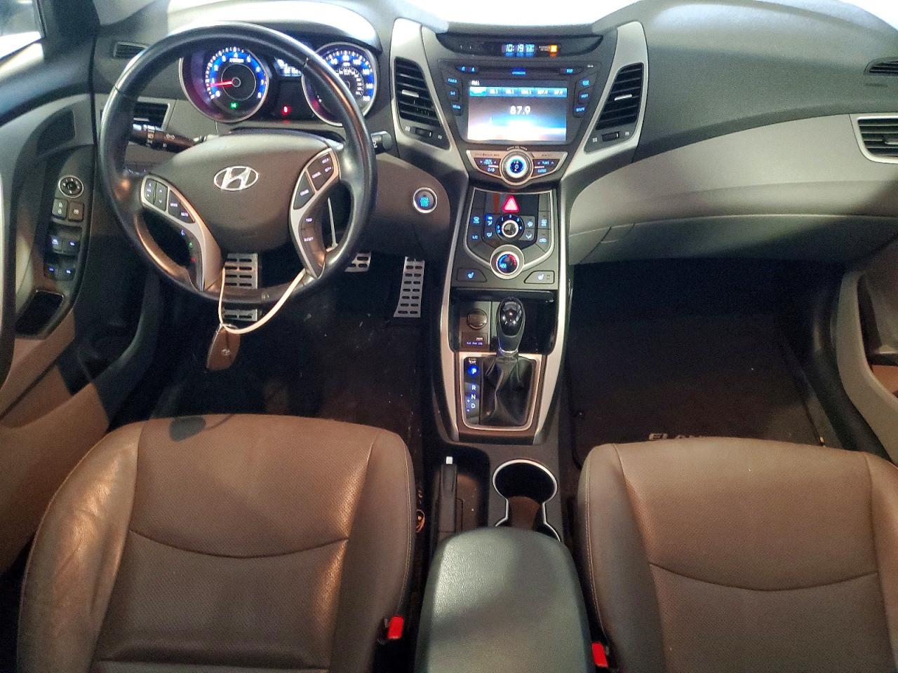 2015 Hyundai Elantra Sport Silver vin: KMHDH4AH0FU238269