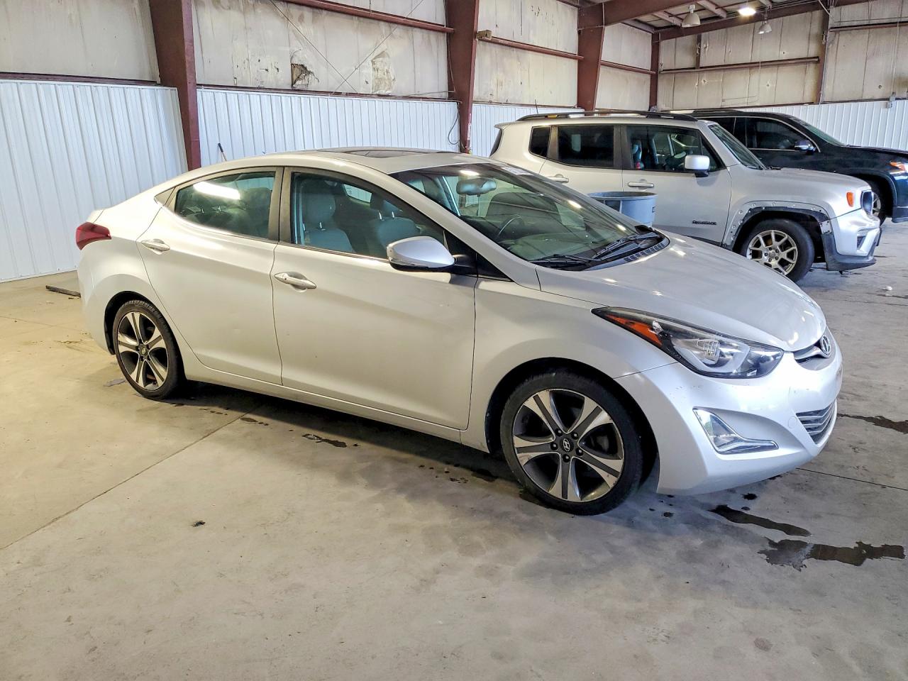 2015 Hyundai Elantra Sport Silver vin: KMHDH4AH0FU238269