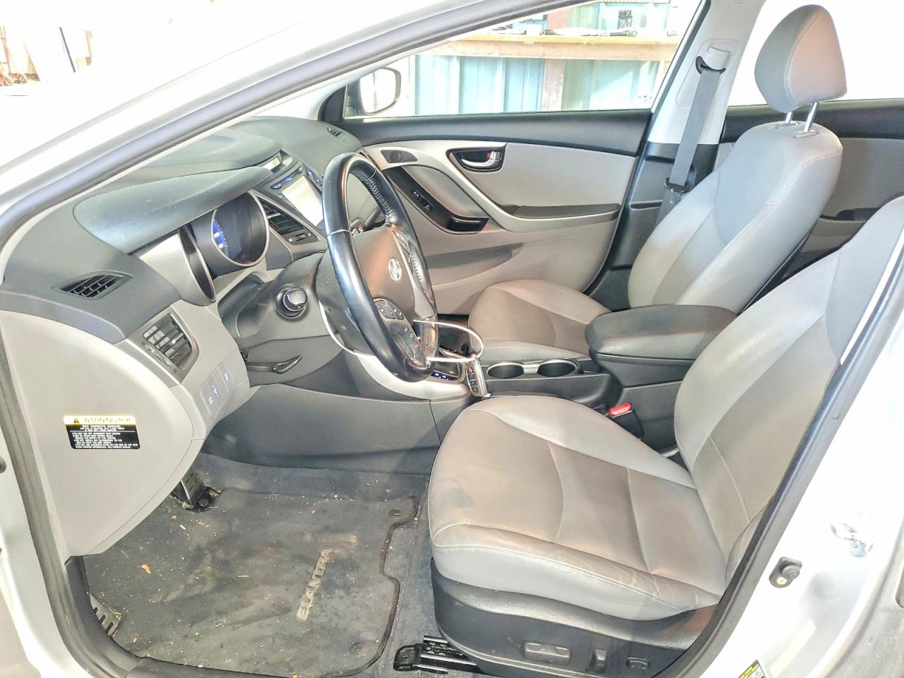 2015 Hyundai Elantra Sport Silver vin: KMHDH4AH0FU238269
