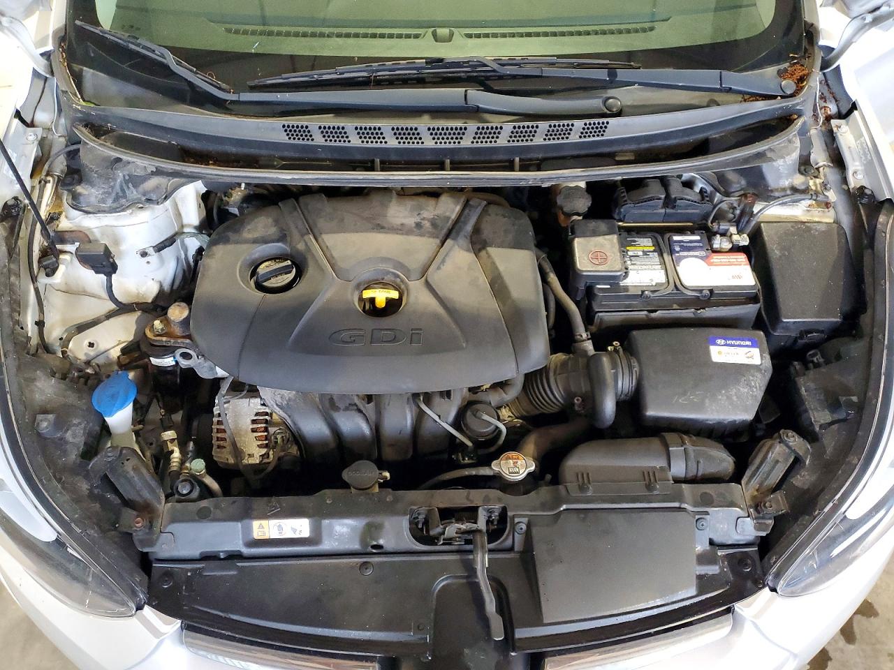 2015 Hyundai Elantra Sport Silver vin: KMHDH4AH0FU238269