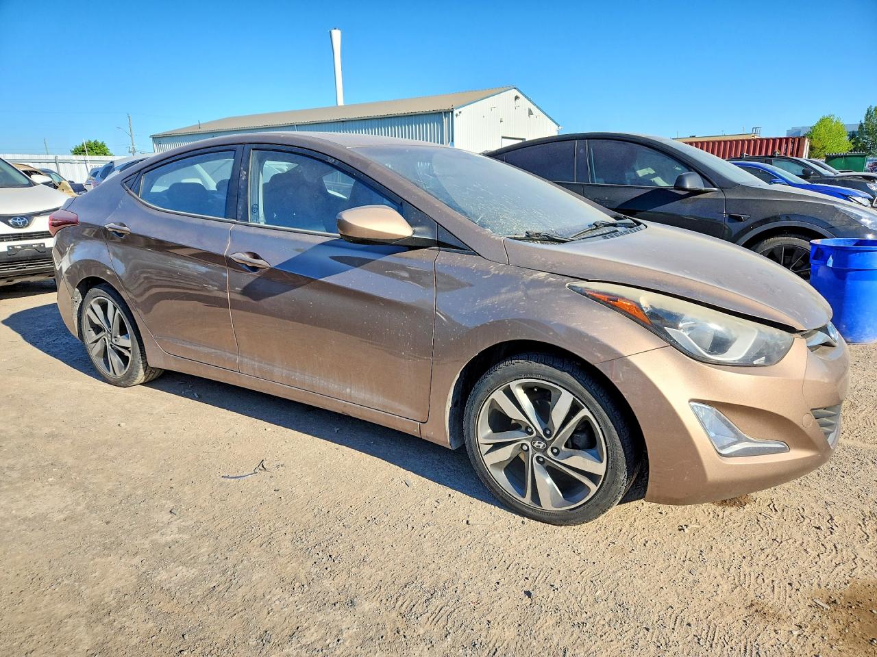 2015 Hyundai Elantra Sport Brown vin: KMHDH4AH0FU364048