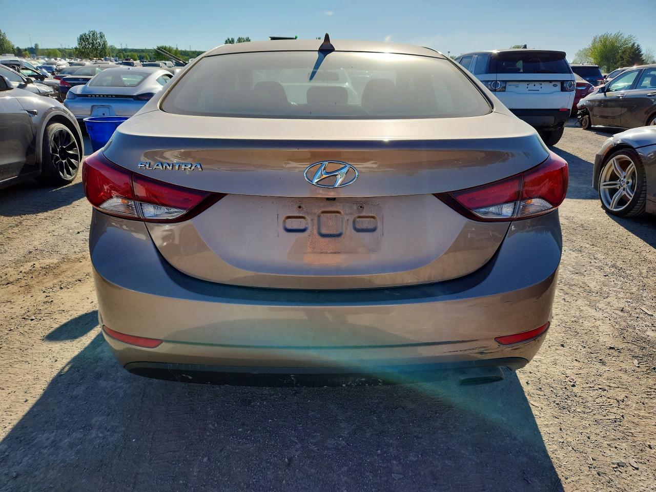 2015 Hyundai Elantra Sport Brown vin: KMHDH4AH0FU364048