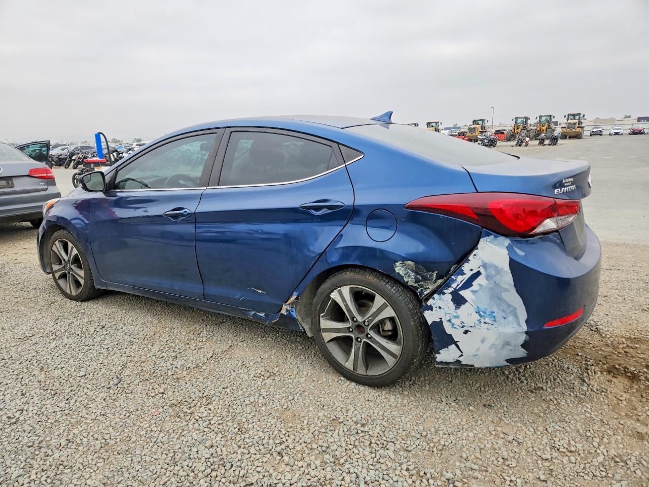 2014 Hyundai Elantra Sport Blue vin: KMHDH4AH1EU075307