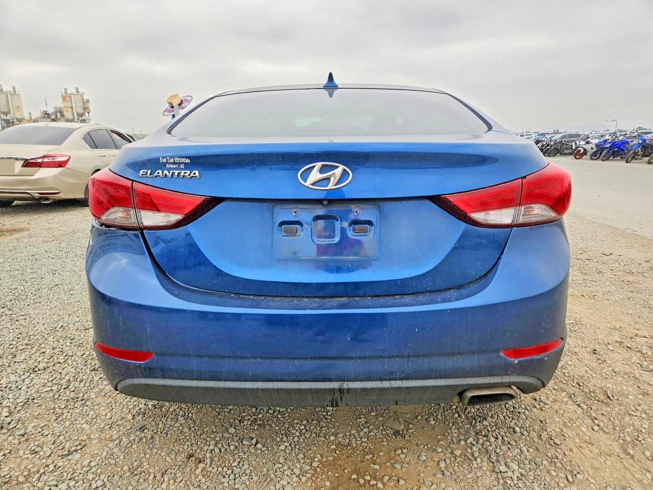 2014 Hyundai Elantra Sport Blue vin: KMHDH4AH1EU075307