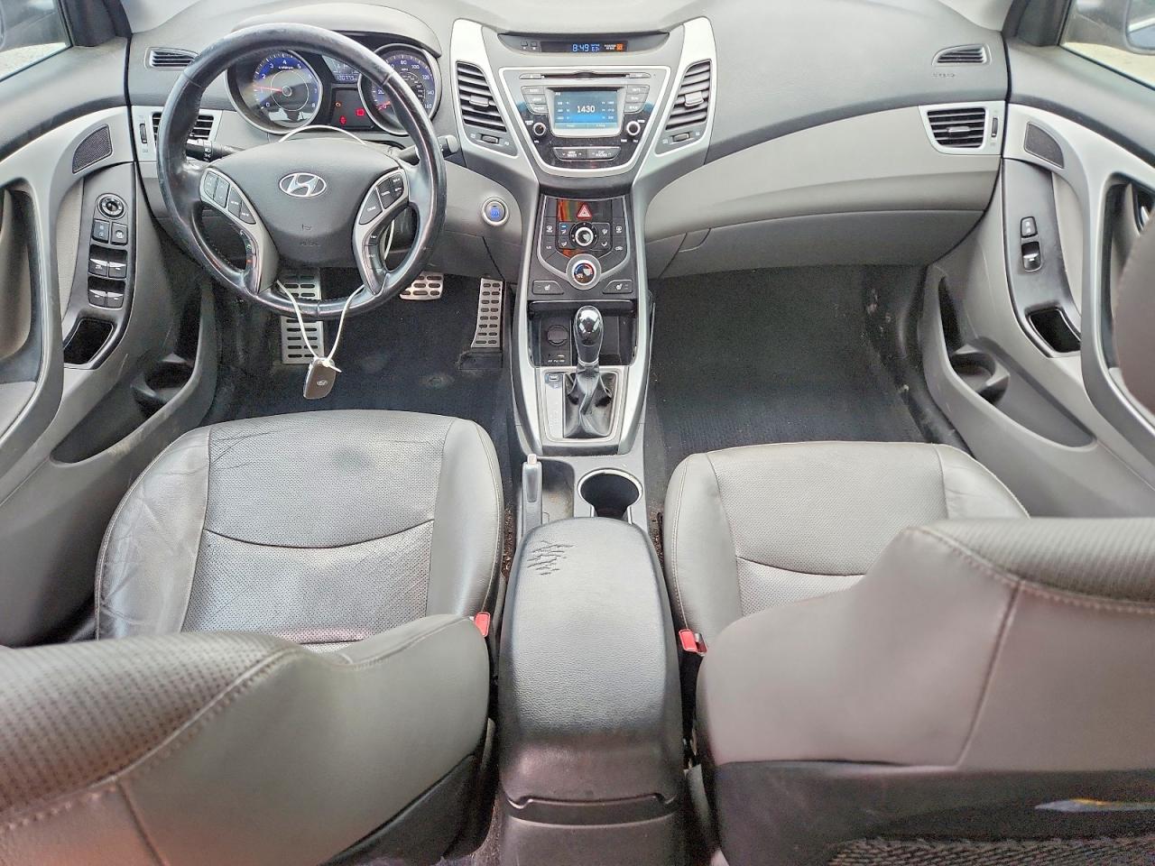 2014 Hyundai Elantra Sport Blue vin: KMHDH4AH1EU075307