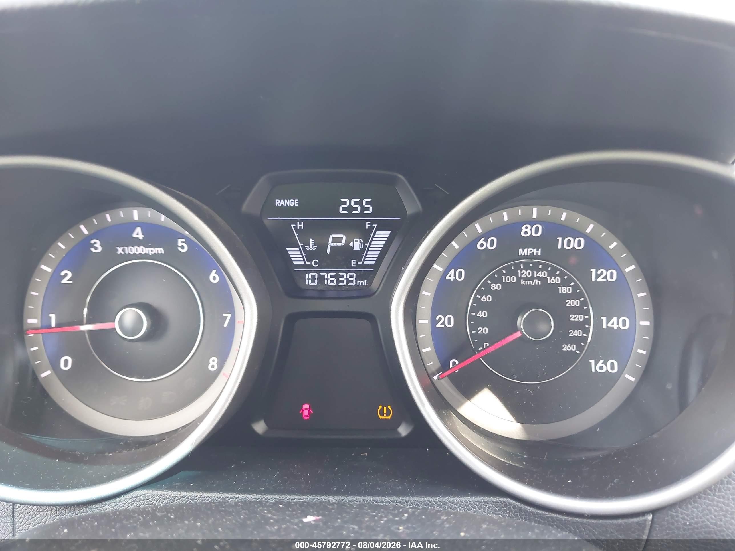 2014 Hyundai Elantra Sport Красный vin: KMHDH4AH1EU120701