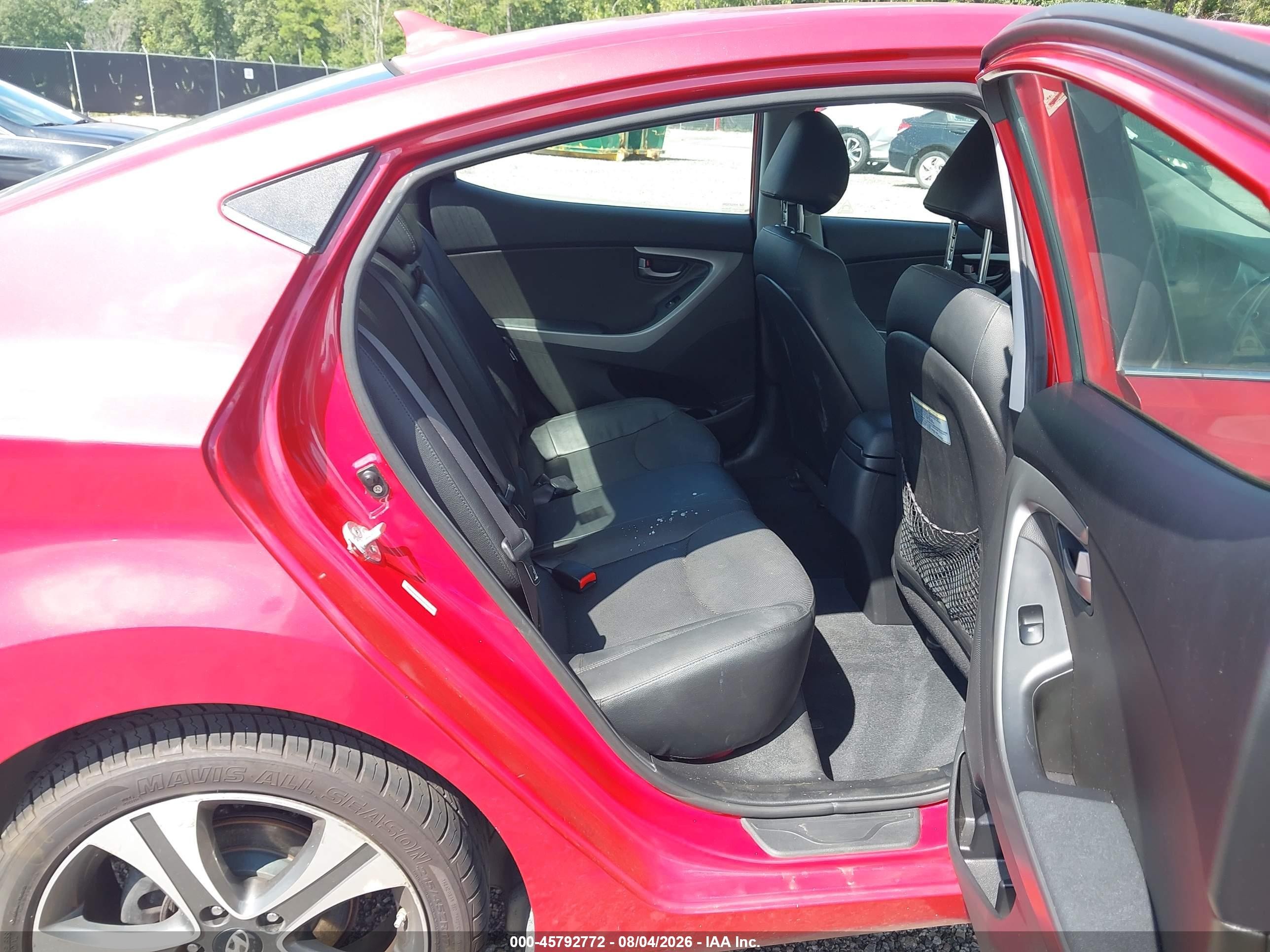 2014 Hyundai Elantra Sport Красный vin: KMHDH4AH1EU120701