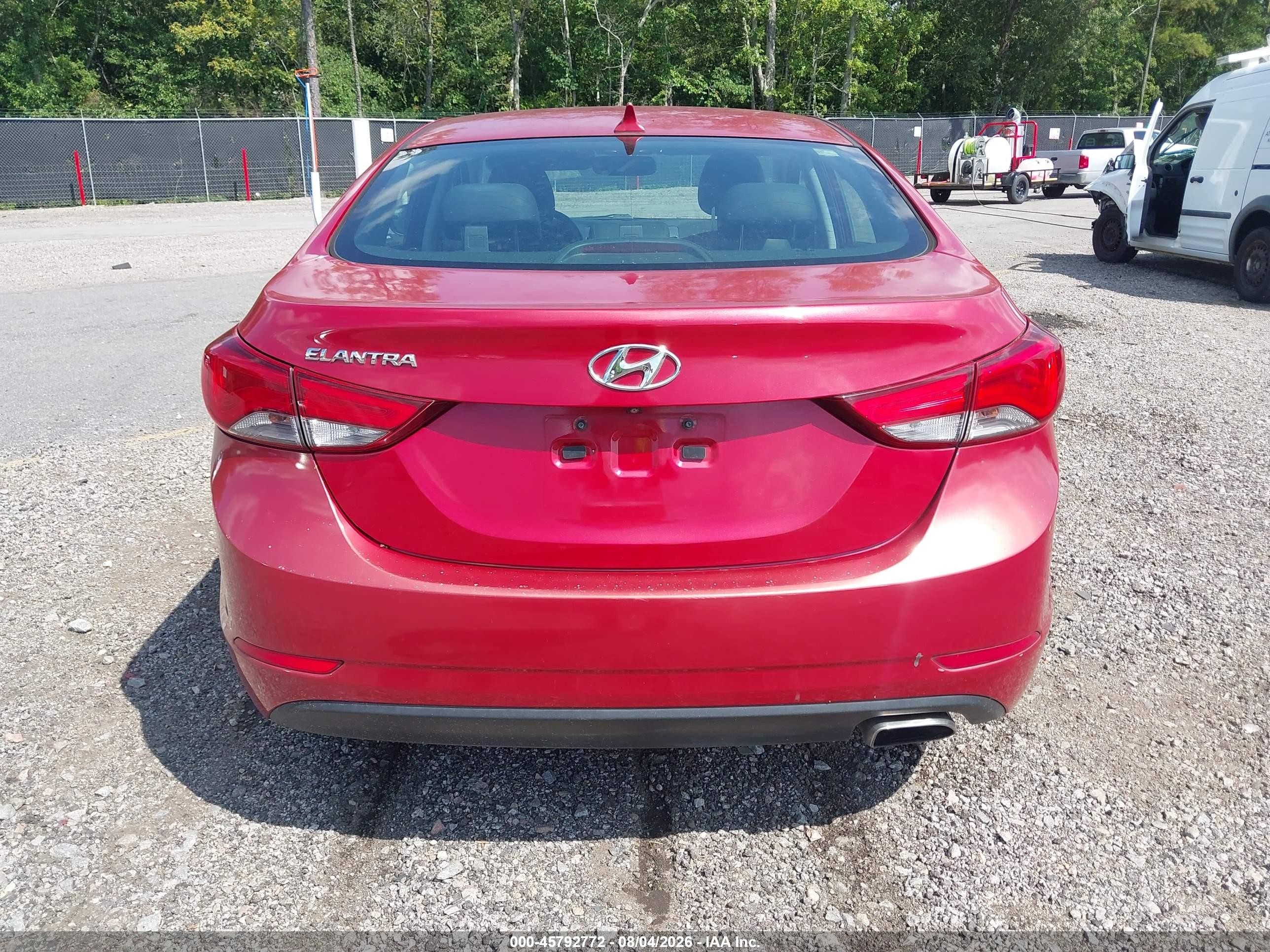 2014 Hyundai Elantra Sport Красный vin: KMHDH4AH1EU120701