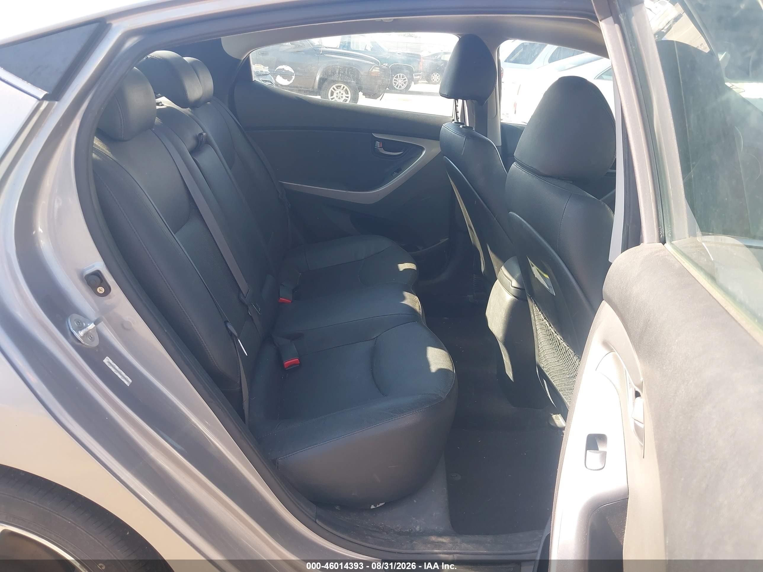 2014 Hyundai Elantra Sport Gray vin: KMHDH4AH1EU124635