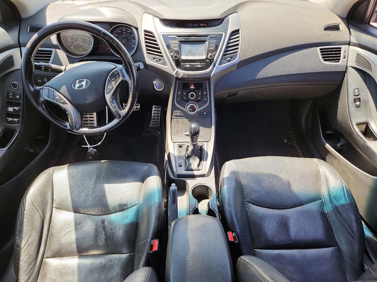 2015 Hyundai Elantra Sport White vin: KMHDH4AH1FU251368