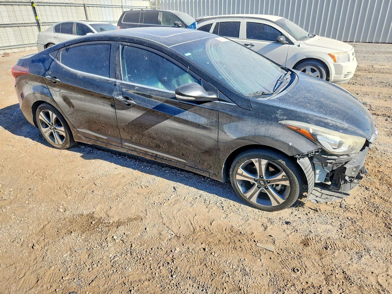 2015 Hyundai Elantra Sport Black vin: KMHDH4AH1FU422233