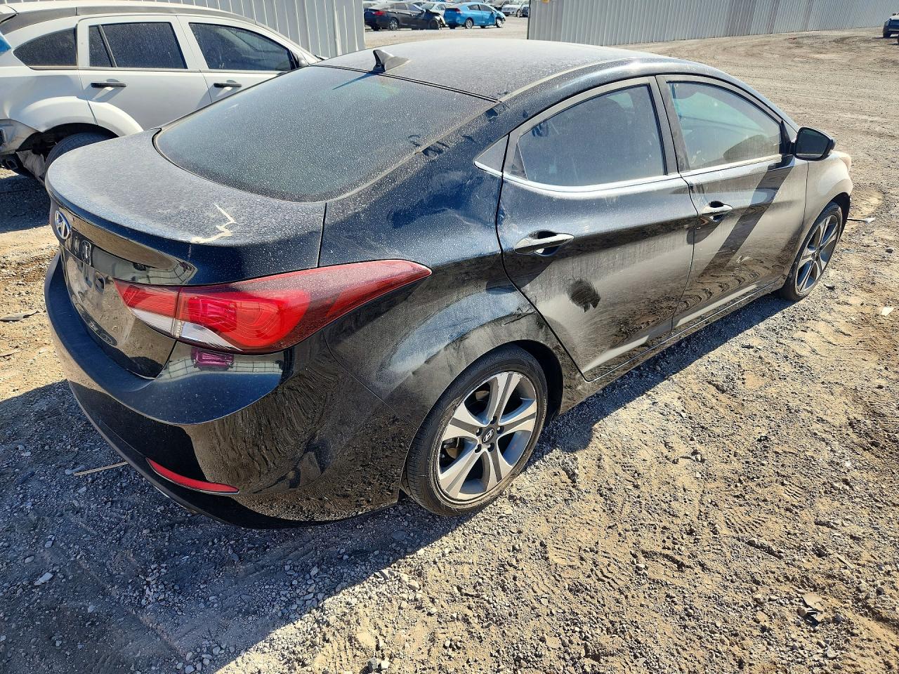 2015 Hyundai Elantra Sport Black vin: KMHDH4AH1FU422233