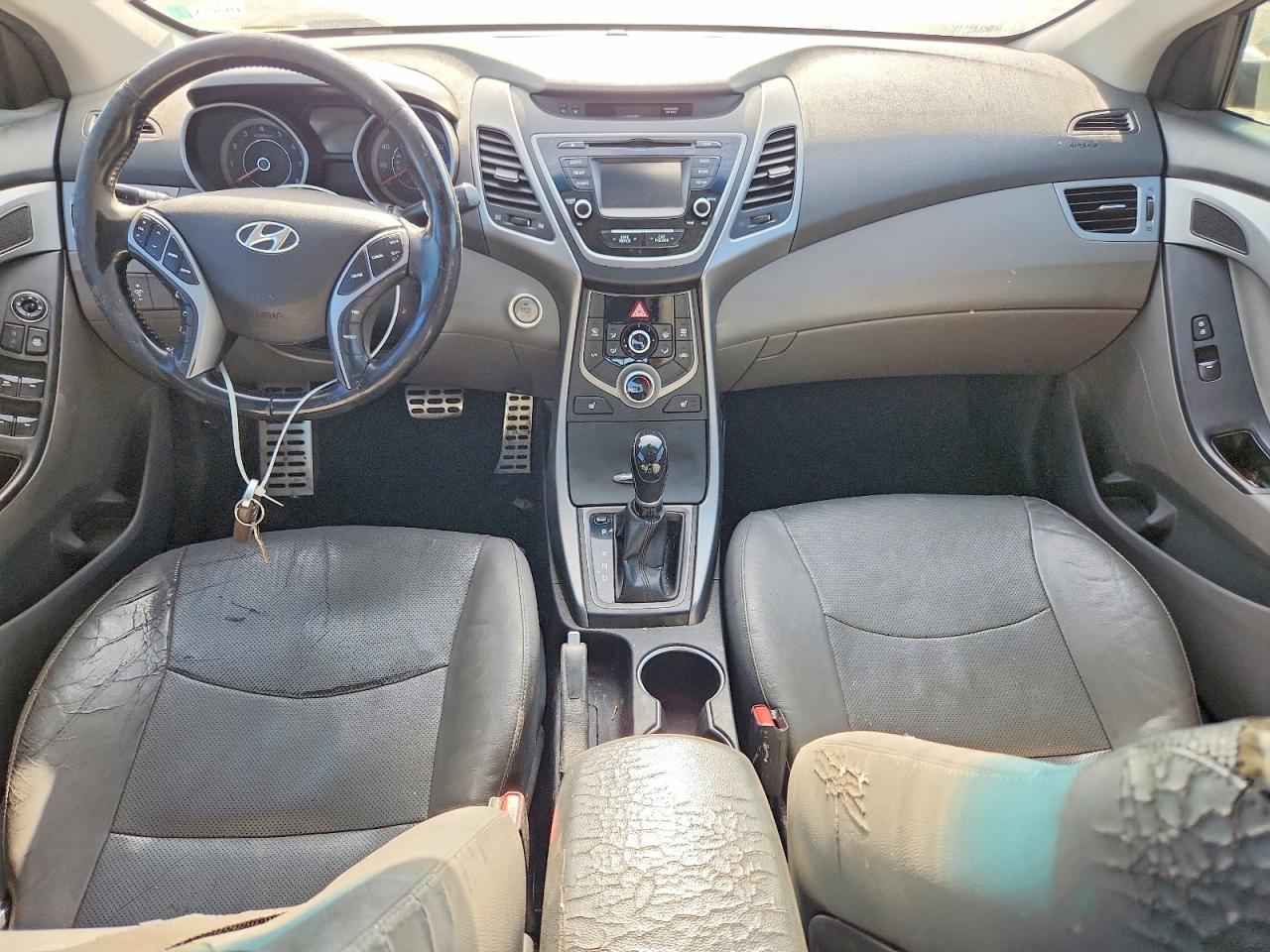 2015 Hyundai Elantra Sport Black vin: KMHDH4AH1FU422233