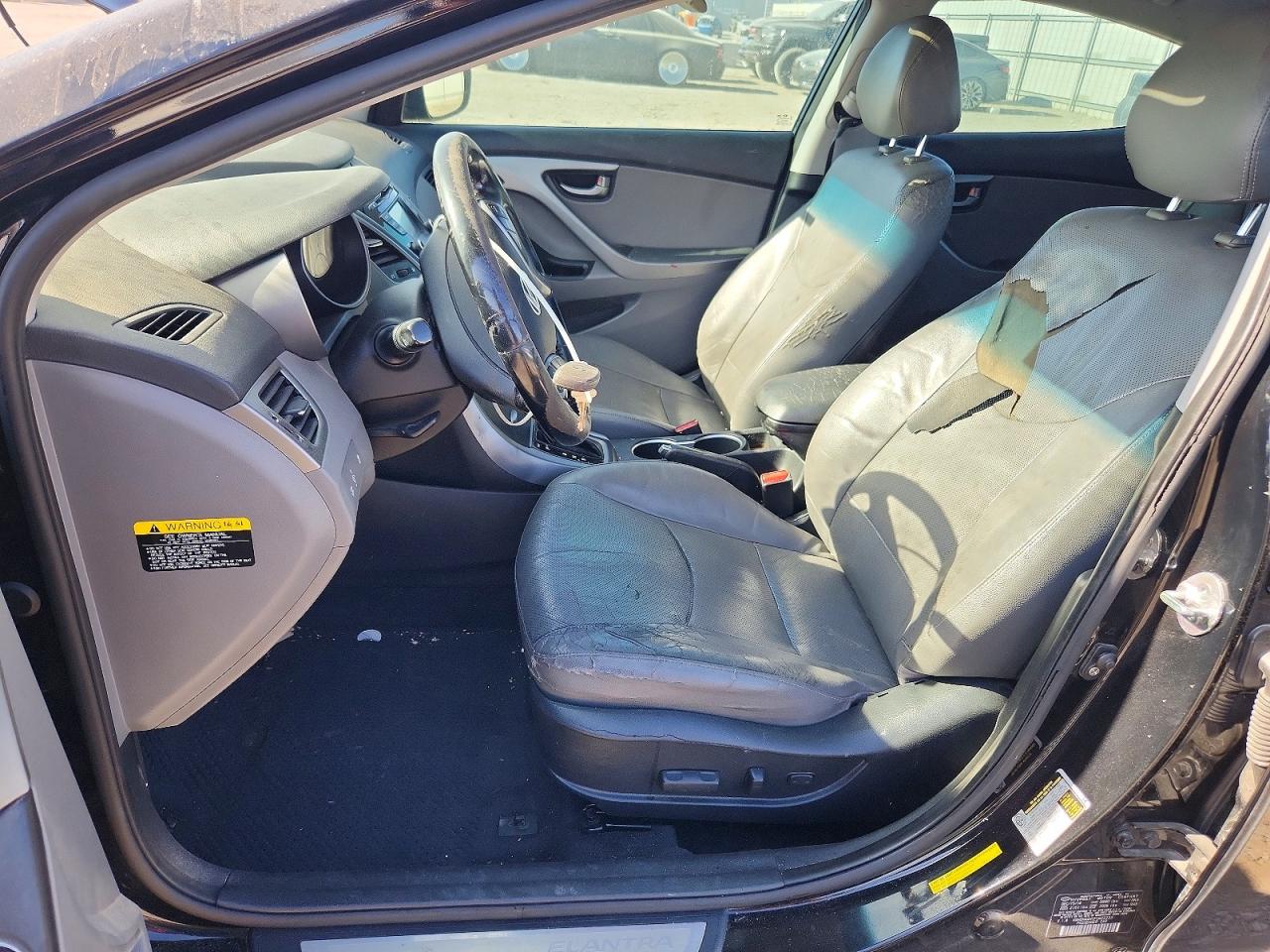 2015 Hyundai Elantra Sport Black vin: KMHDH4AH1FU422233