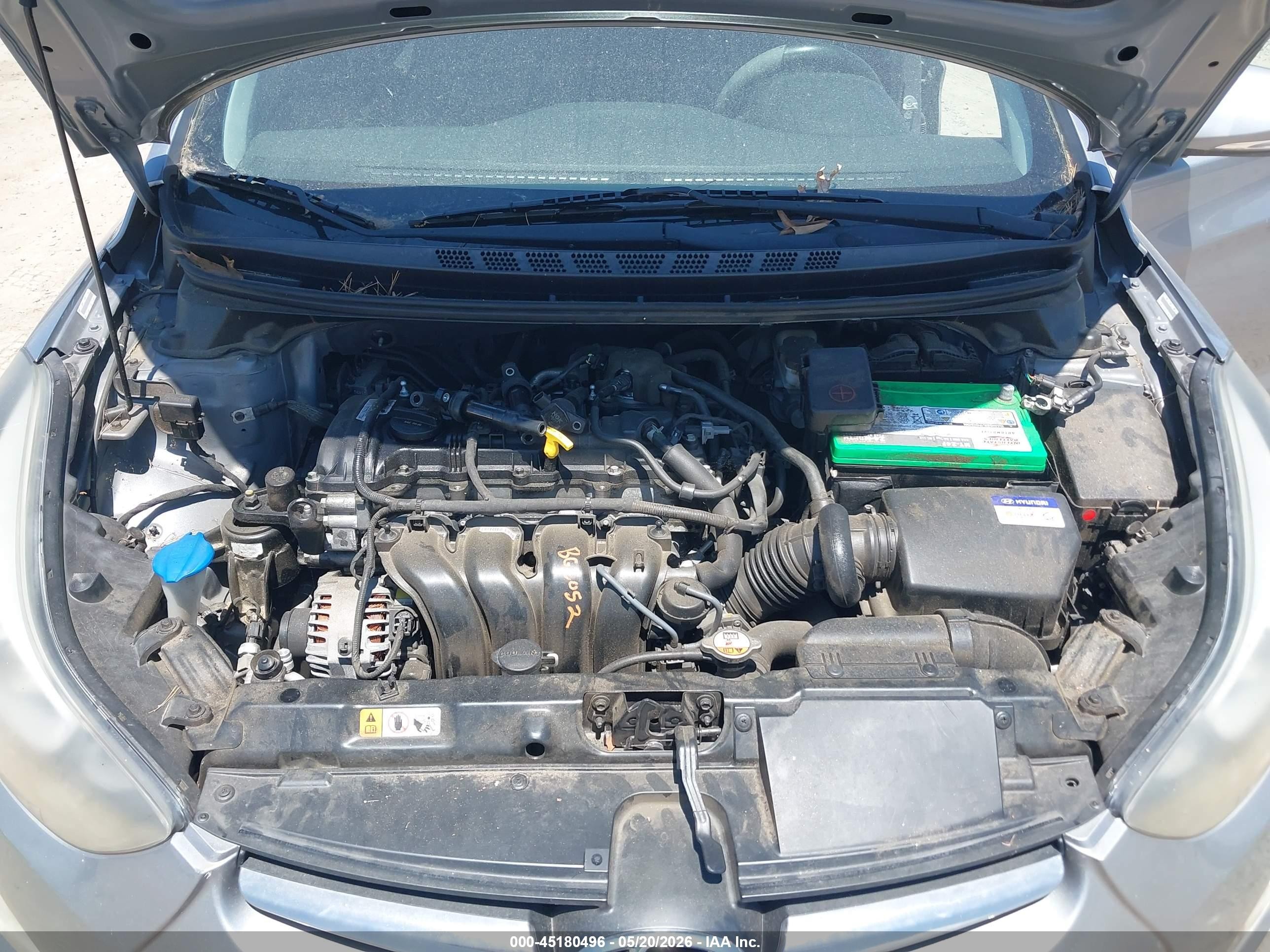 2014 Hyundai Elantra Sport Серебряный vin: KMHDH4AH2EU105995
