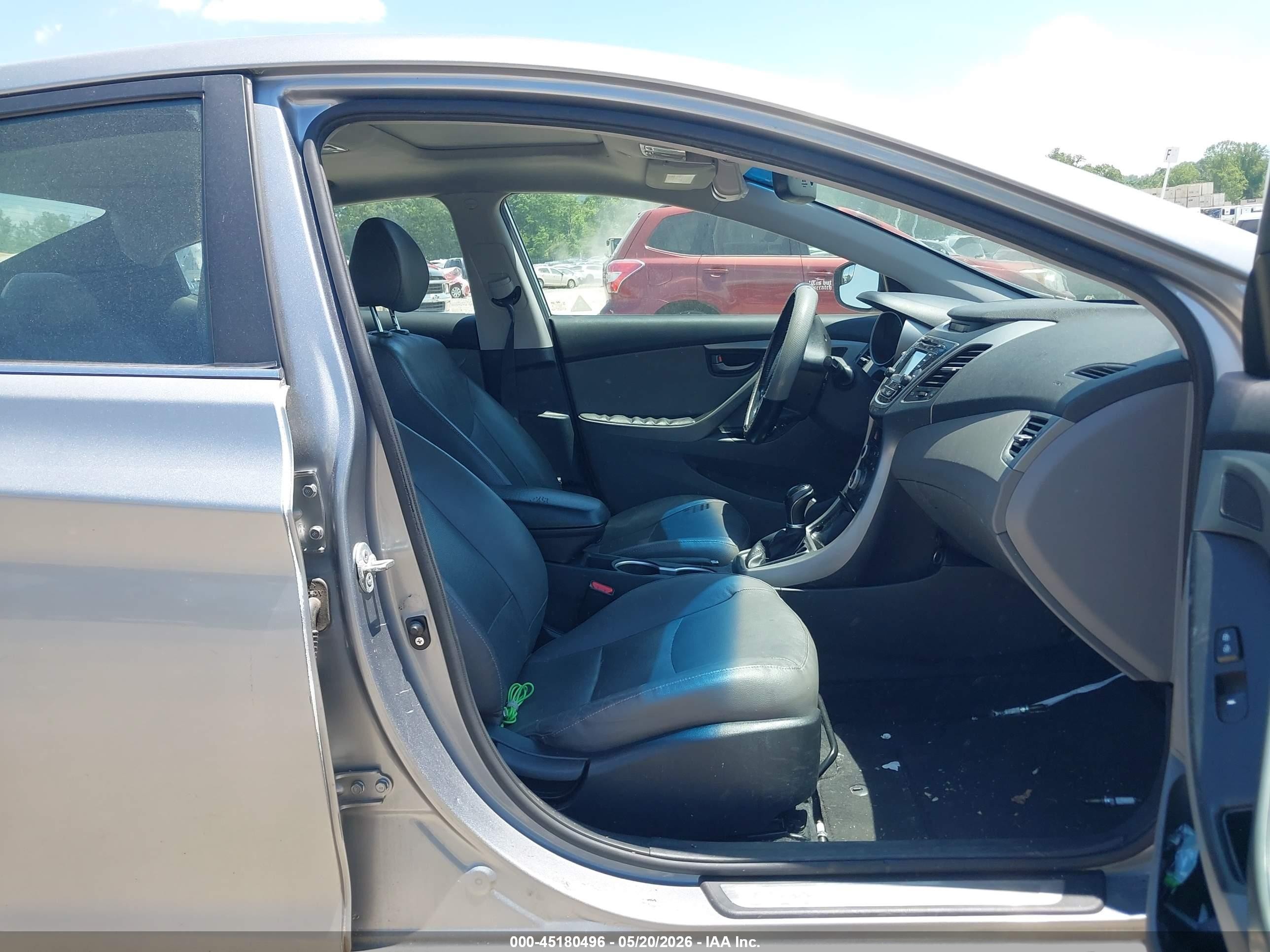 2014 Hyundai Elantra Sport Серебряный vin: KMHDH4AH2EU105995